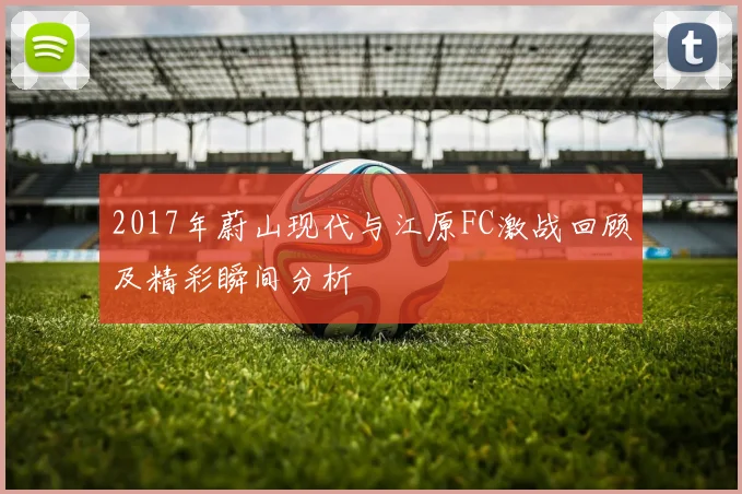 2017年蔚山现代与江原FC激战回顾及精彩瞬间分析